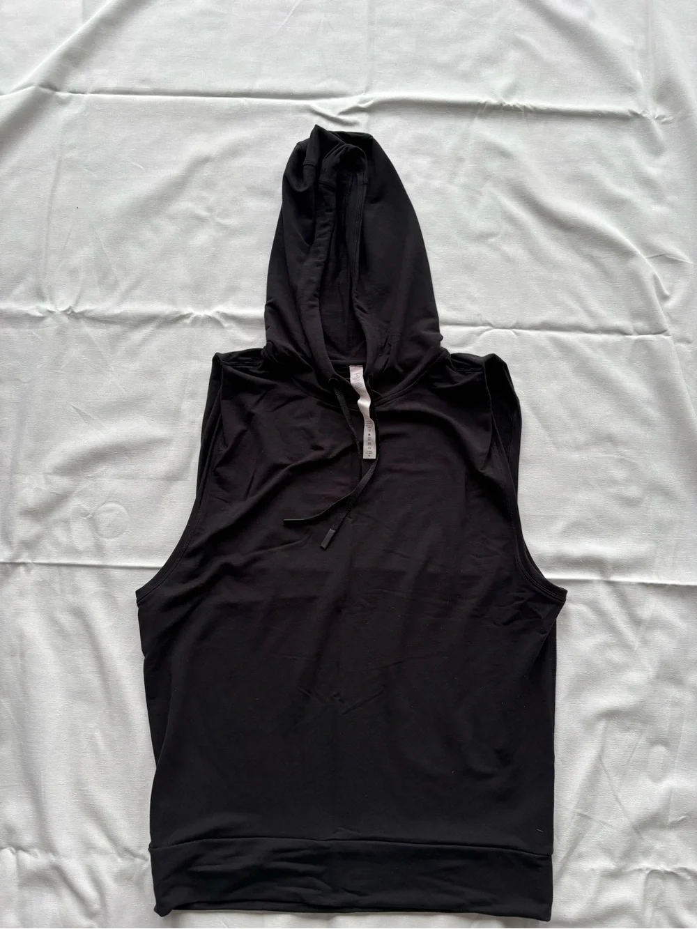 lululemon Sleeveless Black Hoodie Tank Top
